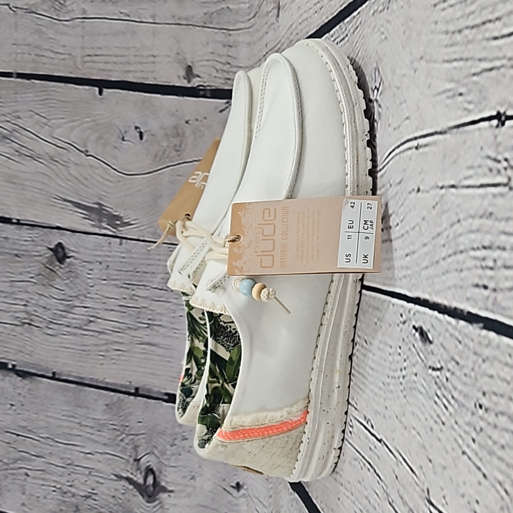 Hey Dude Wendy Fringe Women's Salt Sip On Comfort Shoes Size 11